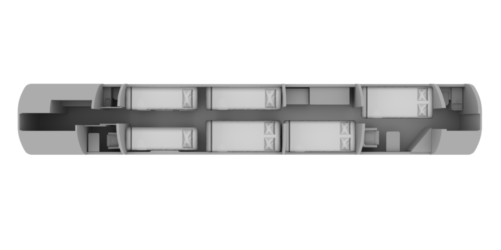 Global 7500 night time layout design - Vietnam Air Charter Company