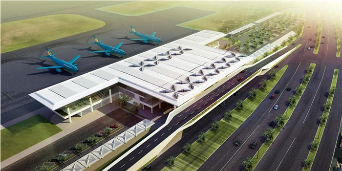 The Projection of Vinh International Airport - Vietnam Air Charter & Cargo Charter