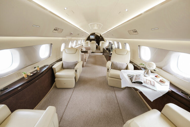 Embraer Lineage 1000 Cabin Interior - Private Jet Charter Flight from Vietnam, Asia